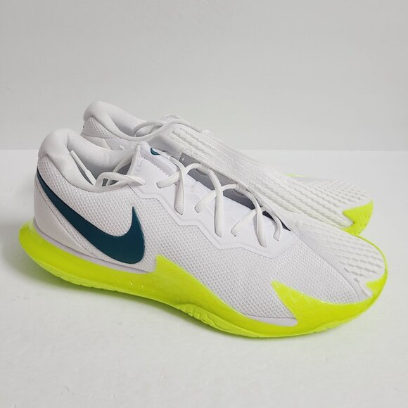 NEW Nike Court Zoom Vapor Cage 4 Rafa Tennis Shoes DD1579-107 Size 12.5 White main image 7